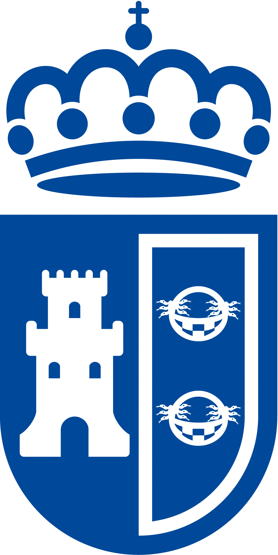 Versión simplificada del escudo de Santa Olalla (2020)